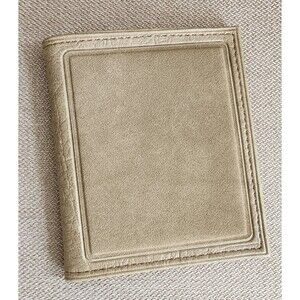 Vintage VITRONIC Bi-Fold PickPocketProof Multi-Card SUEDE Billfold Wallet EUC